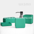 Зеленое резиновое масло покрыло комплект ванной комнаты (WBC0809A)